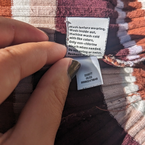 Striped Nine West Fitted Sweater - Picture 5 of 6